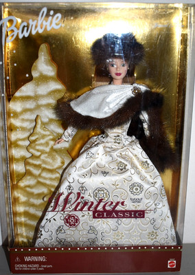 Playline Collector WINTER CLASSIC Vintage blonde Barbie von 2001