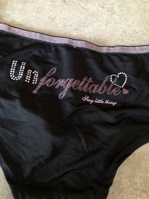 Womens Victorias Secret Sexy Little Things Cheeky Panties Unfor Size L NWOT 2008