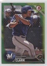 2016 Bowman Draft Top Prospects Green 23/99 Trent Clark #BD-149 fo7