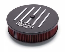 Edelbrock 41663 Racing Series Air Cleaner 14 X 3 Deep Flange Black Round