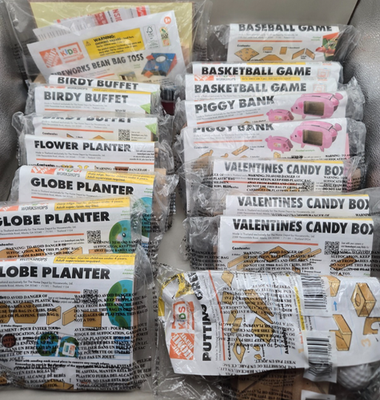 #ad Home Depot Lowes Kid#x27;s DIY Workshop Kits Mixed Lot of 17 New and Sealed $64.50