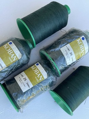 X60 COATS 25 Maschinennähgarn Polyester Grün - Nr.5 CONI