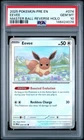 Pokémon Eevee Master Ball Reverse Holo PSA 10 074/131 Sv Prismatic Evolutions