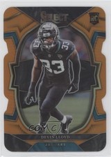 2022 Panini Select Concourse Orange Prizm Die-Cut 110/199 Devin Lloyd #43 0s55