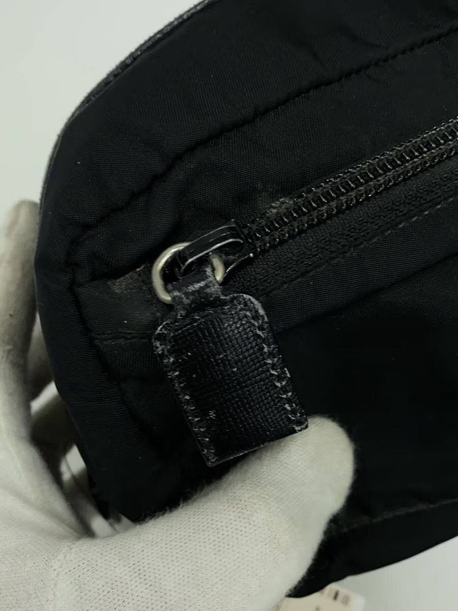 PRADA Pouch Polyester BLK Solid Authentic Rare Ex… - image 9