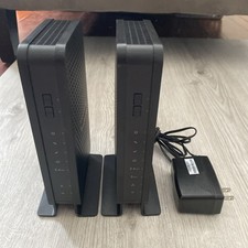Netgear C3000 N300 Wireless Ethernet WiFi Cable Modem Router Lot of 2