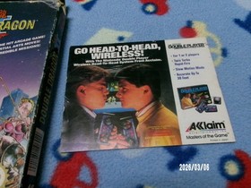 #873 Dragon Warrior 2 II Nintendo NES 1990 w/box and manual