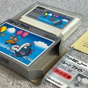 BALLOON FIGHT Nintendo Famicom Japan Import Free shipping FedEx DHL Tested