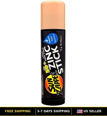 Mineral Sunscreen Stick SPF 50+ for Light Skin Tone   Zinc Oxide Formula
