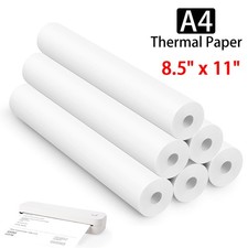 2-10 Rolls A4 Thermal Paper 8.5 x 11 US Lette...