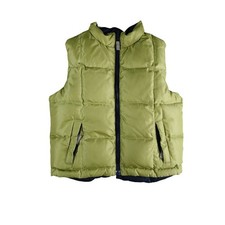 Hanna Andersson Kids Reversible Puffy Vest Size 100 4 Down Fill Poly Shell