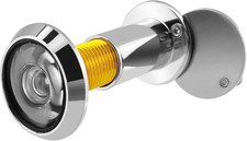 Premium Door Viewer with Privacy Cover, 14mm Diameter, Silver Finish