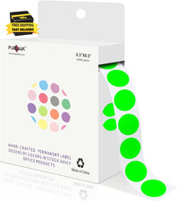 1/2 Inch Circle Sticker Labels,1000 Stickers round Color Coding Circle Dots Stic