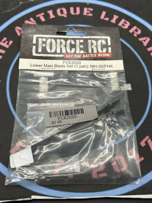 Force RC. FCE2020 Lower Main Blade Set. MH-35 / FHX