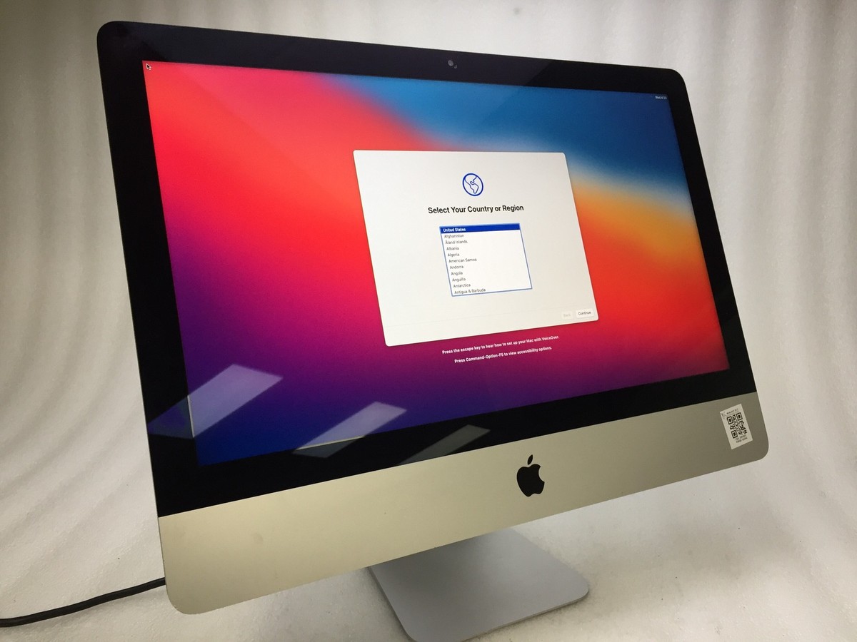 Apple iMac A1418 2014 Core i5-4260U 1.4GHz 8GB RAM 500GB HDD Apple iMac A1418 2014 Core i5-4260U 1.4GHz 8GB RAM 500GB HDD
