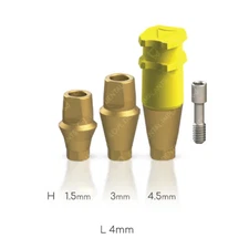 5x  Titanium Clicq-Pression™ Transfer / Abutment Astra® OsseoSpeed™ 3.5-4.0
