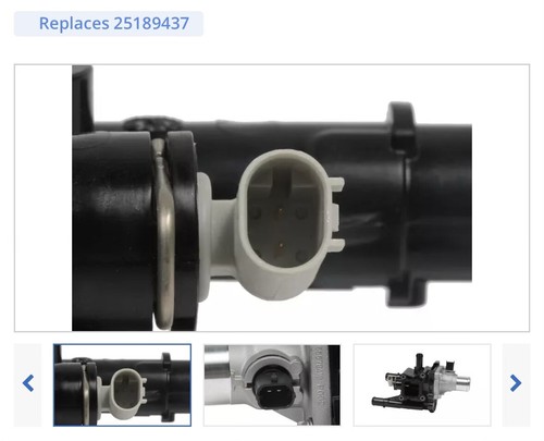 OEM GM 25189437 New In Box ACDelco #15-81766 Thermostat Housing 1.6L See Pic App - Picture 3 of 3