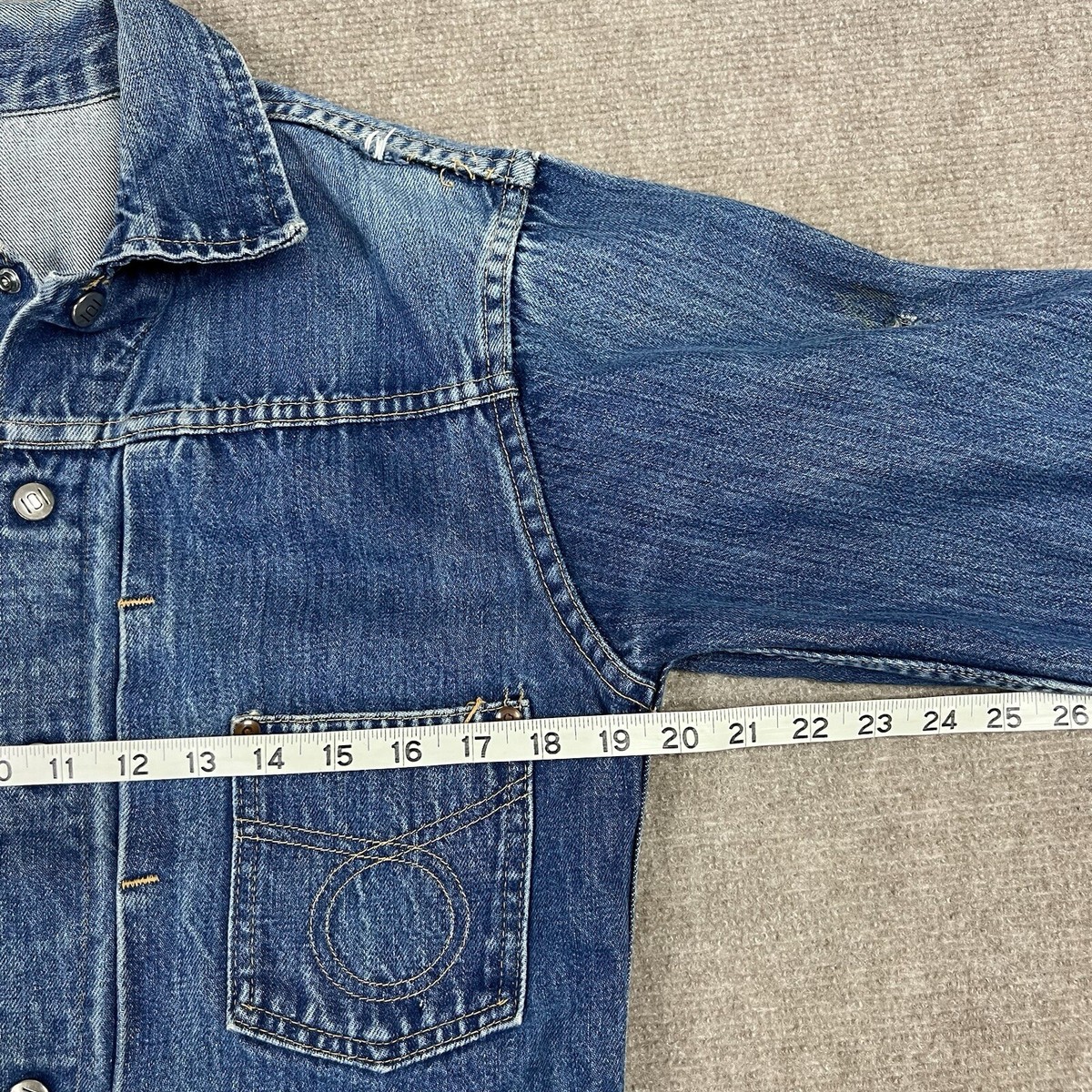 Vintage 50s Montgomery Ward 101 Selvedge Jean Denim Jacket Vintage 50s Montgomery Ward 101 Selvedge Jean Denim Jacket