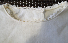 Vintage White Cotton Padded Bra For Child Doll Theatre Cinema N470