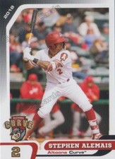 2018 Altoona Curve Stephen Alemais RC Rookie Pittsburgh Pirates