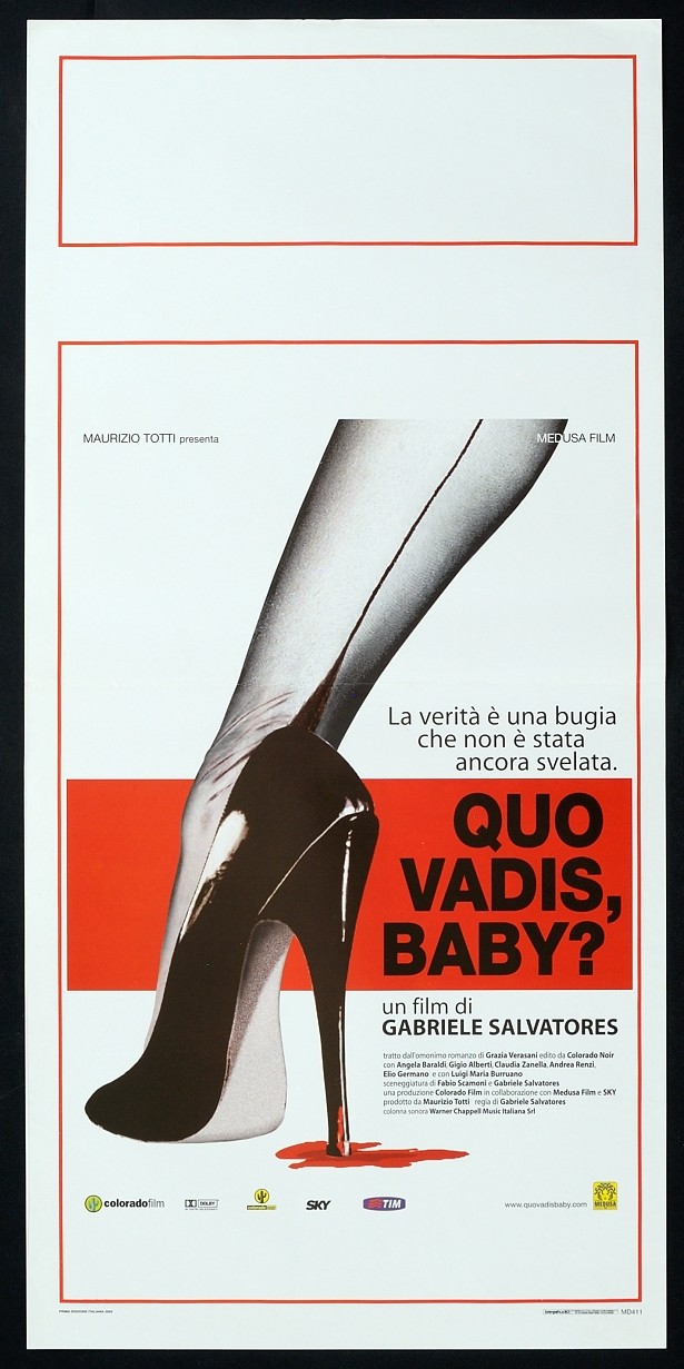 Locandina originale film Quo vadis, baby? (2005) - Regia di Gabriele Salvatores