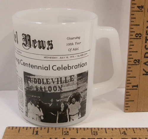 VINTAGE 1973 ADEL GEORGIA COOK COUNTY CENTENNIAL CELEBRATION COFFEE TEA MUG