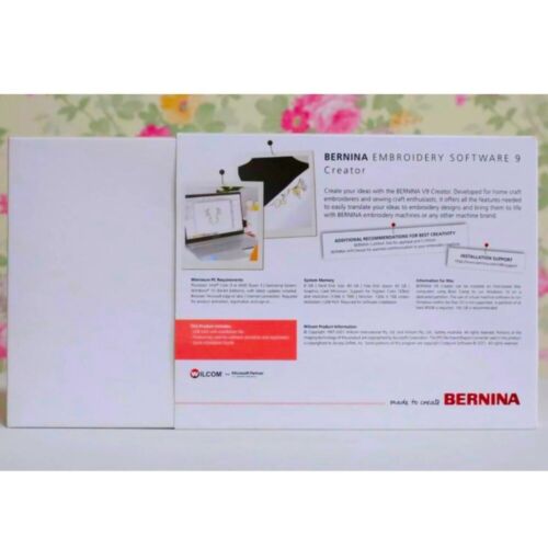 Bernina Bordado Genuino Programa Software 9 Creador (Artículo Raro) - Imagen 6 de 14