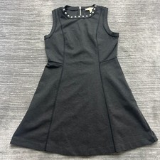 Michael Kors Dress Size 12 Studded Sleeveless Gray