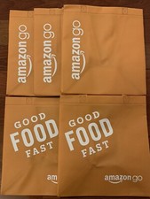 Amazon Go Shopping Tote Bag Orange ECO-Friend...