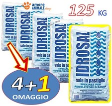IDROSAL Sale PURO in PASTIGLIE per DEPURATORI e ADDOLCITORI → Sacchi 10 / 25 kg