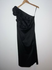 PRINCIPLES DRESS SIZE 8 BLACK OFF SHOULDER PARTY EVENING OCCASION SEQUIN S543
