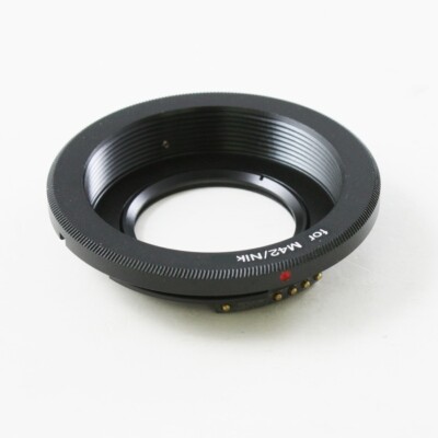 AF Confirm M42 screw Zeiss lens to Nikon F mount adapter D5500 D810 D7200  D3300