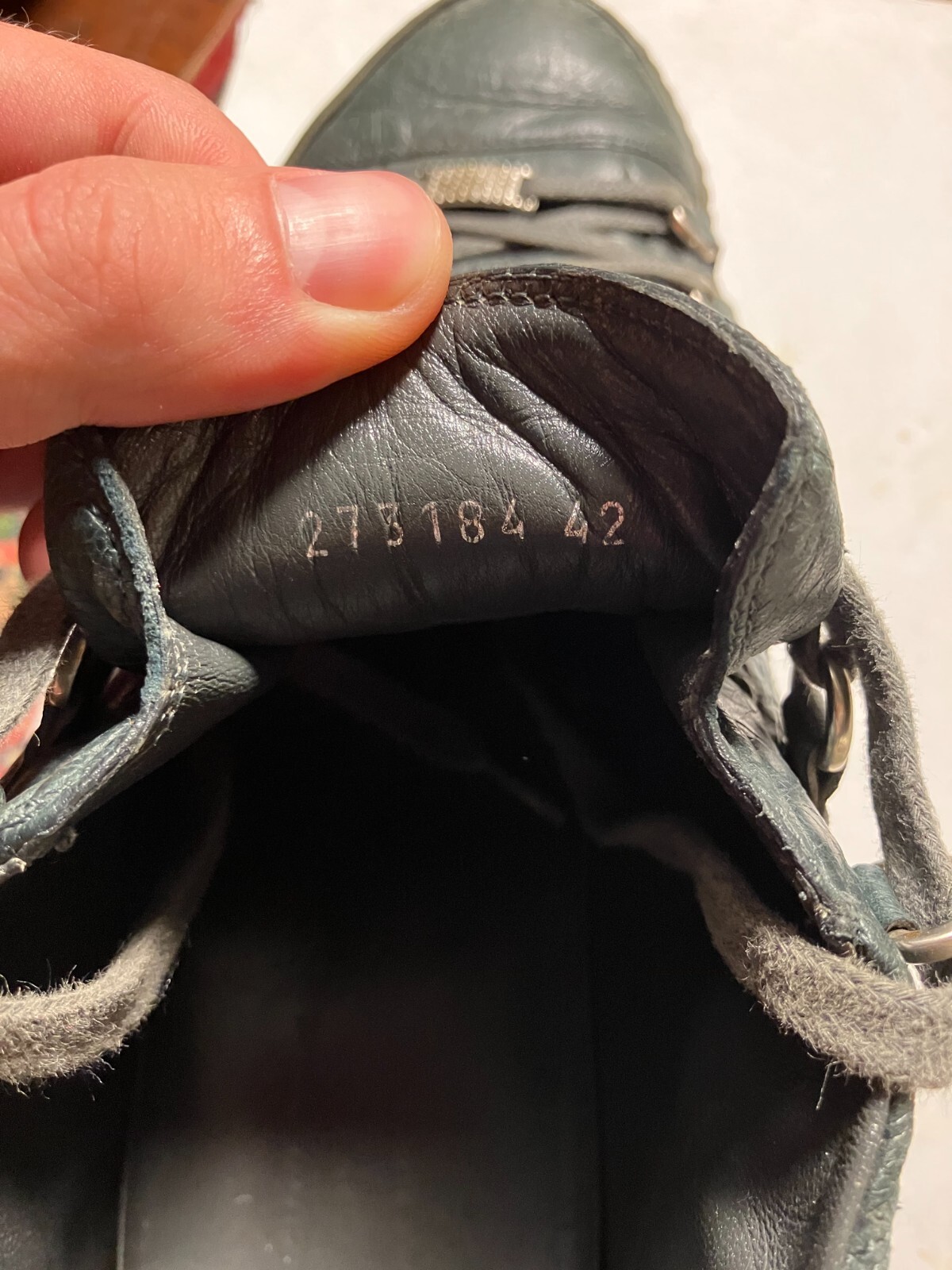 balenciaga arena high mens grey