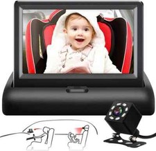 2 Brand NEW Smart Tiny Traveler Baby Car Monitors Model YB-403CA Mom Dad's Car