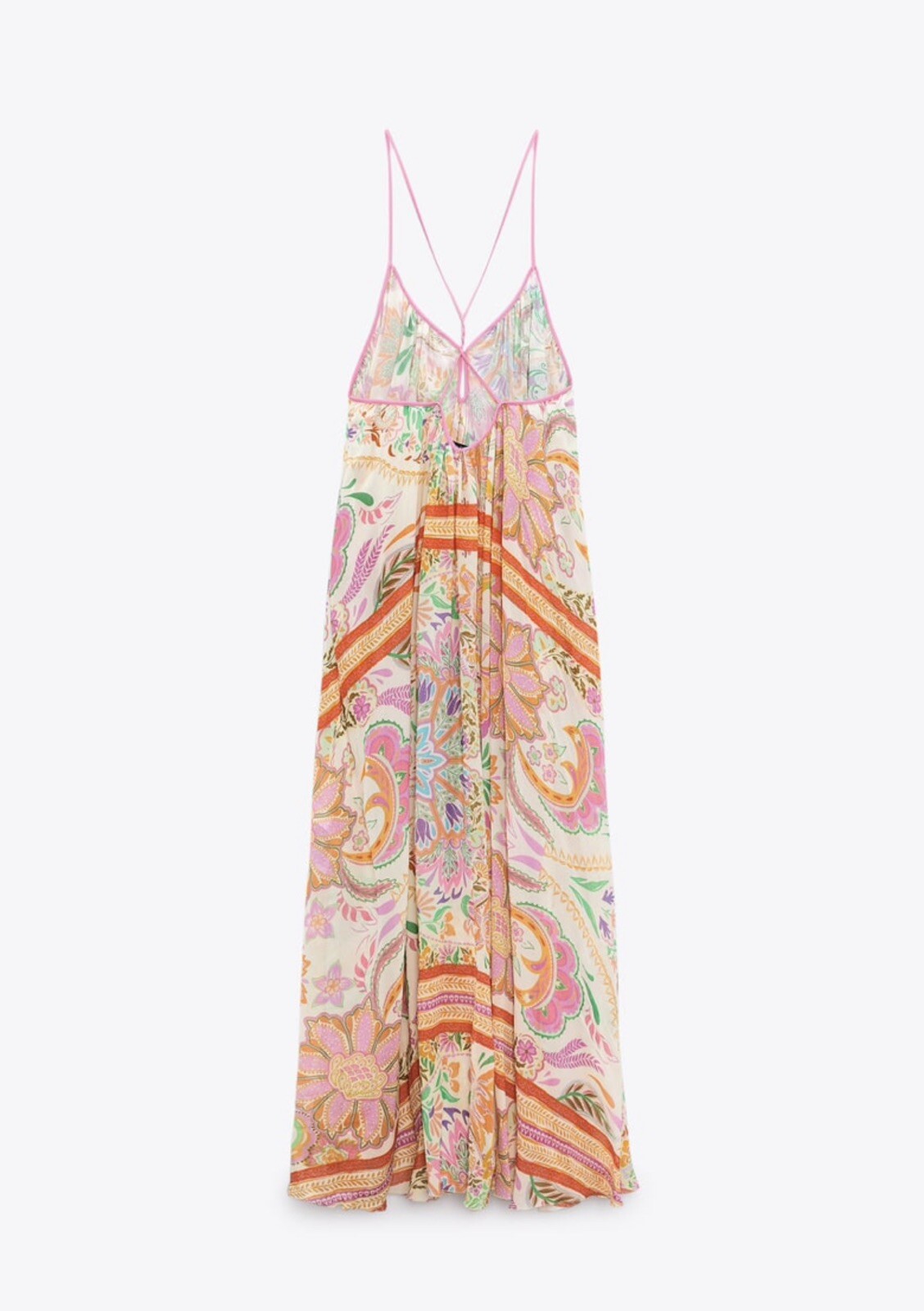 Zara Long Printed Dress, Size XS BNWT RRP £109 Ref: 7646/022 image 3