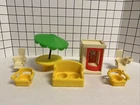 Vintage 1973 Fisher Price Little People Play Family Village Accessories #997