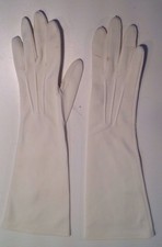 WOMENS WHITE GLOVES LONG