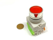 1 Piece Red momentary push button switch 22mm normally open closed n/o n/c A14