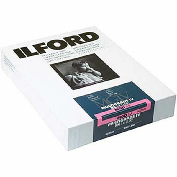 ILFORD Photographic Paper 100 8x10 BW MGIV Multigrade IV RC Deluxe