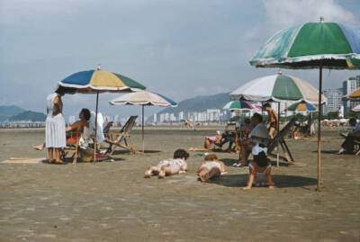 The coastal municipality of Santos in Sao Paulo state Brazil 1960 Old Photo 1