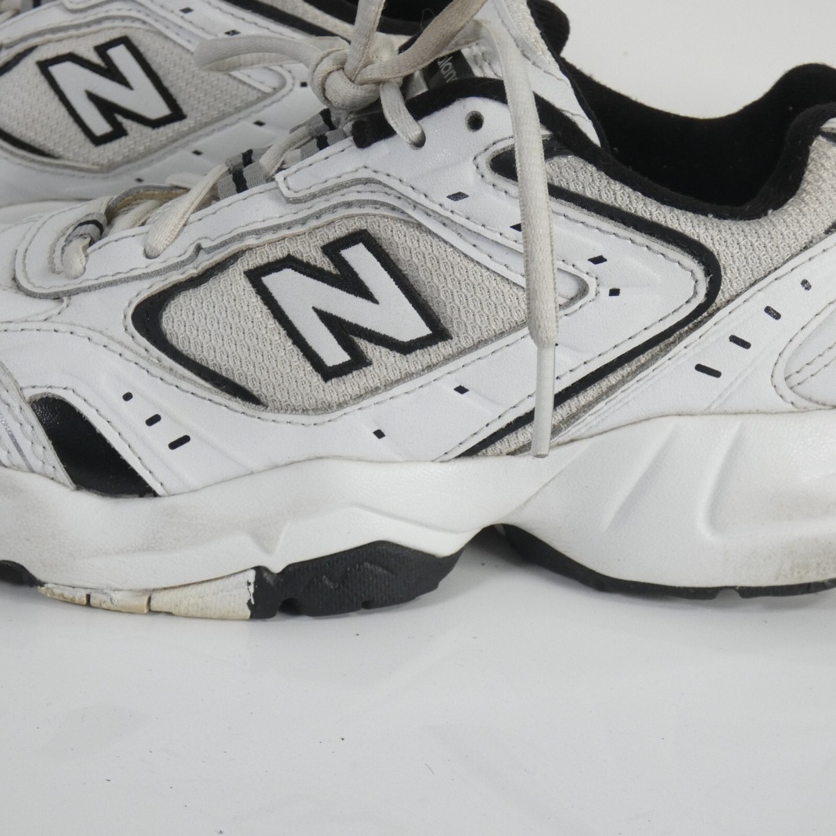 New Balance 452 Trainers Womens White Black Chunky Sneakers Running ShoesUK  5 | eBay UK
