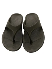 OOfos OOriginal Unisex Black Recovery Slides Flip Flop Sandals M Sz 8 W10  EU 41