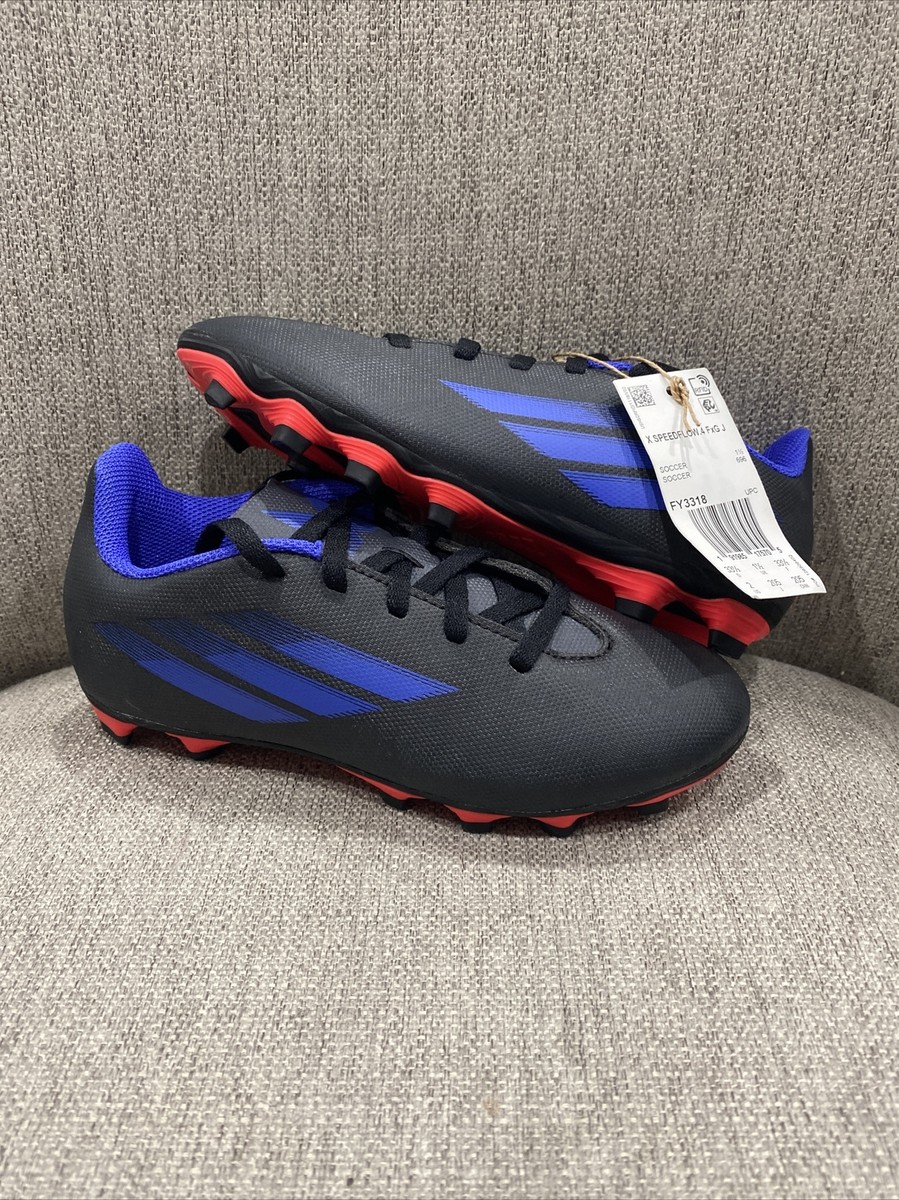 Adidas X Speedflow FG Soccer Futbol Cleats Youth Size Blue Black FY3318