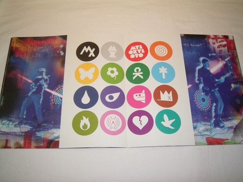 Tour Book Buch Coldplay Mylo Xyloto 2011/2012 incl. Sticker (Tourprogramm) 88 - Bild 2 von 3