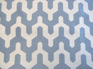 Kravet Sicily Garden Jacquard Light Blue Off White Drapery Fabric