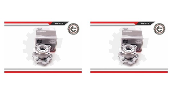 Esen SKV 2X Radnabe Radlagersatz Hinterachse FüR Nissan Pathfinder III R51-image