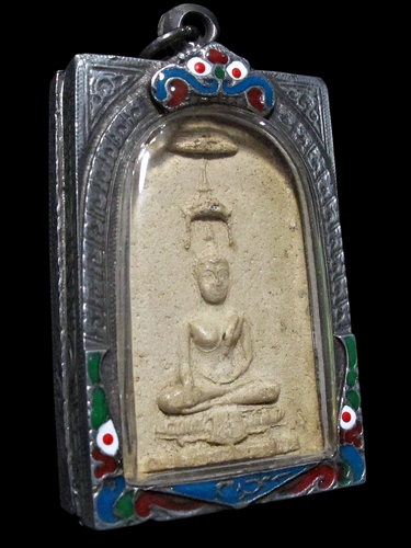 Somdej Pim Phra Prathan Wat Chinorasaram B.E.2512 (1969) Thai Amulet - Picture 8 of 9