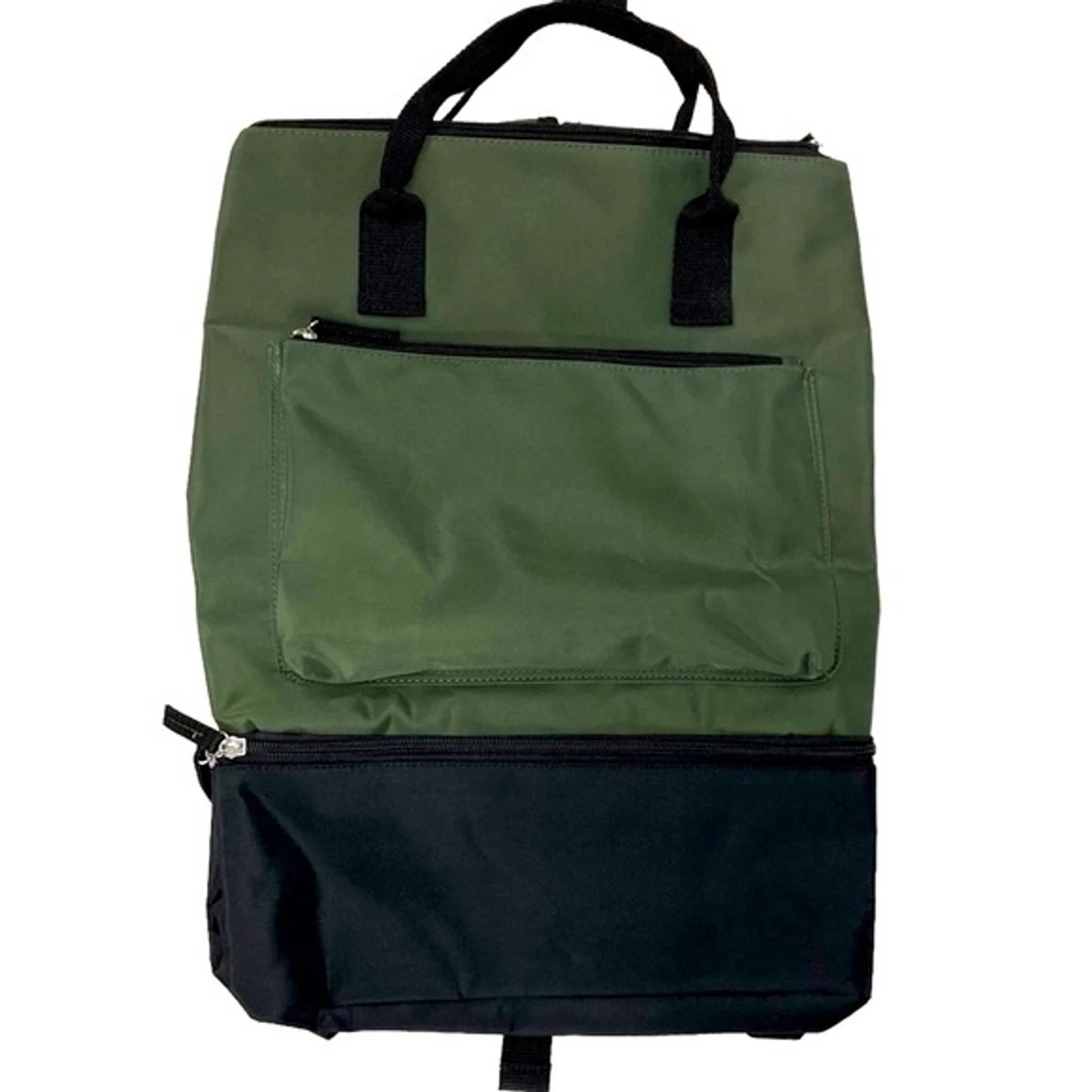DSW Backpack Purse Tote green and black eBay