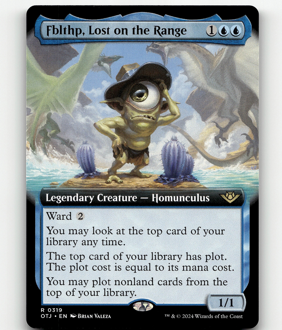 MTG Fblthp, Lost on the Range (Extended Art) 319 - Outlaws of