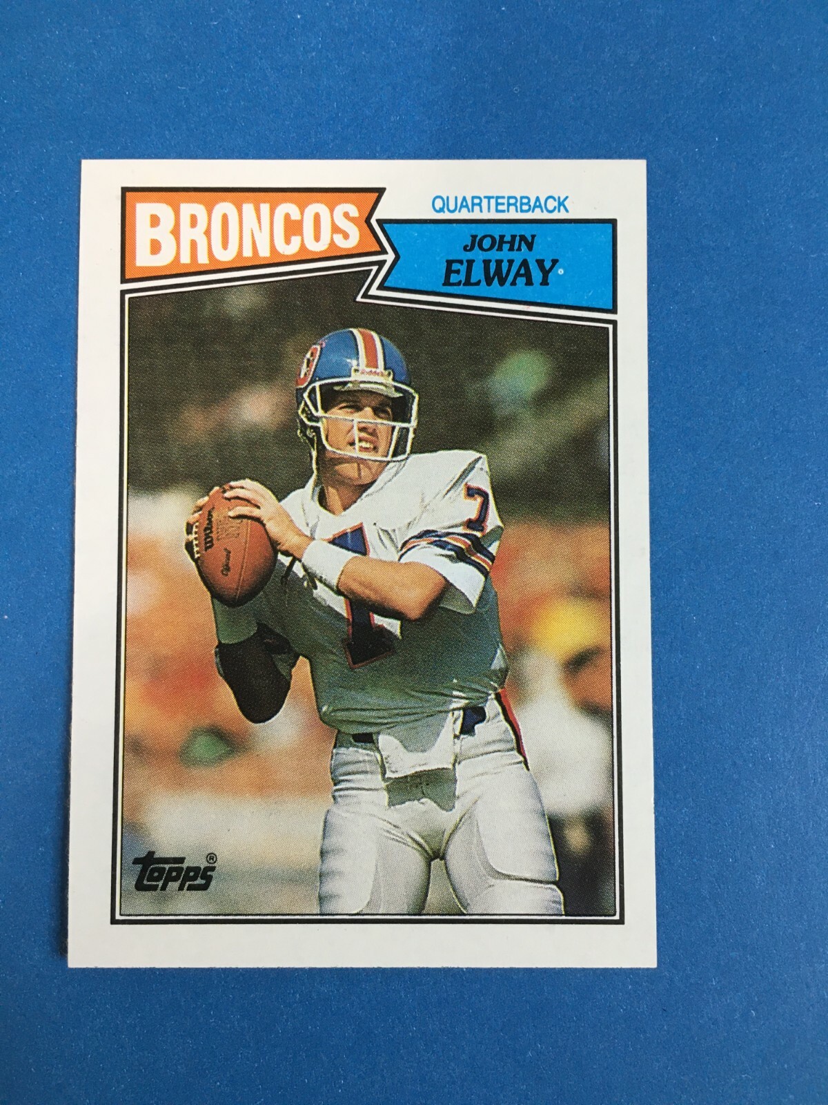 F129,877 1987 Topps #31 JOHN ELWAY BRONCOS